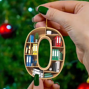 Book Lovers Christmas Ornament