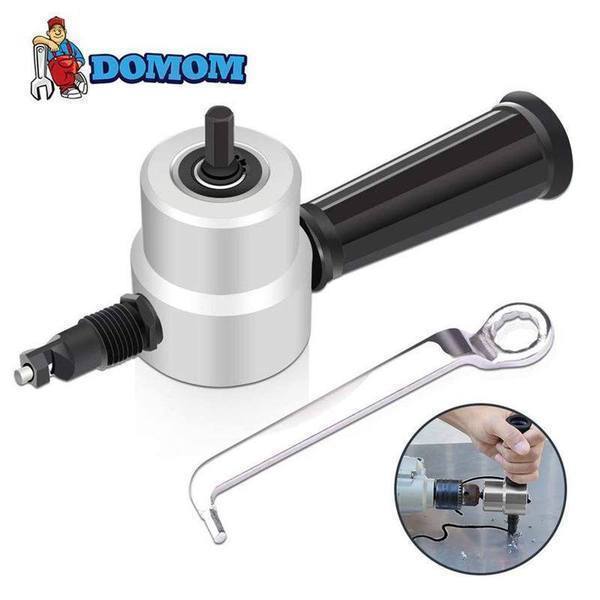 Domom® Double-Headed Handheld Metal Nibbler Cutter