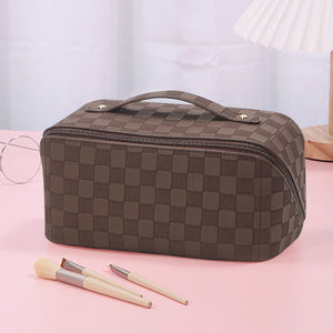 Vintage Check Cosmetic Bag