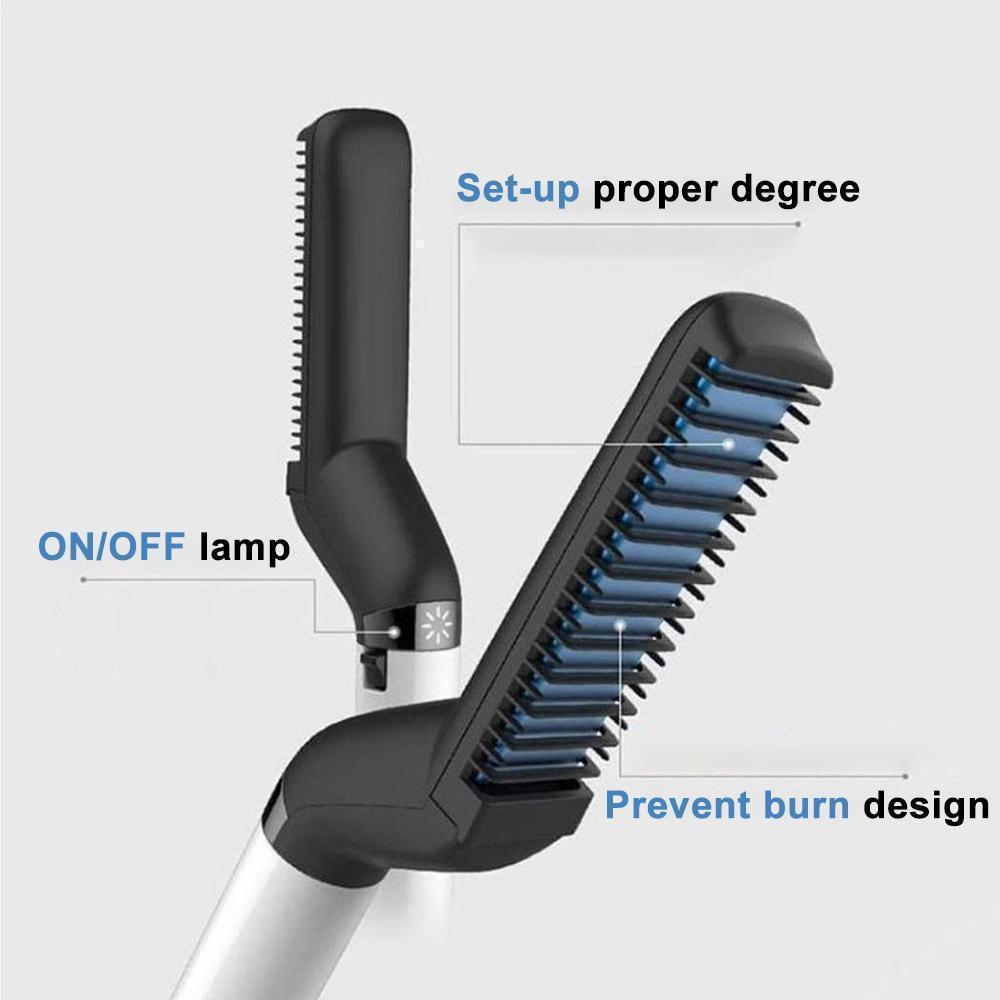 Beard Straightening Comb  &  All in One Styler