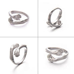 2023 New-Couple Hug Ring Romantic Gift