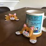 Cute Cat Coasters