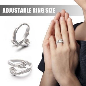 2023 New-Couple Hug Ring Romantic Gift