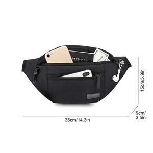 Large Crossbody Fanny Pack Belt Bag