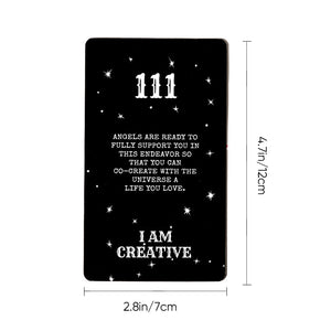 Angel Number Messages & Affirmation Oracle Deck