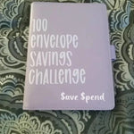 100 Envelope Challenge Binder-Customizable with mix-and-match colors
