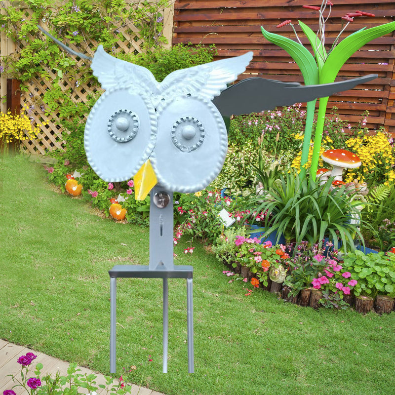 Outdoor Metal Owls Decoration