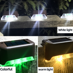Solar Powered Outdoor Staircase Light
