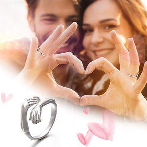 2023 New-Couple Hug Ring Romantic Gift