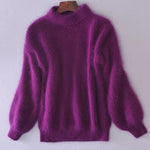 Cashmere Loose Solid Color Knit Sweater