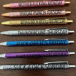 Swear Word Daily Pen Set(7cs* Funny Pens )