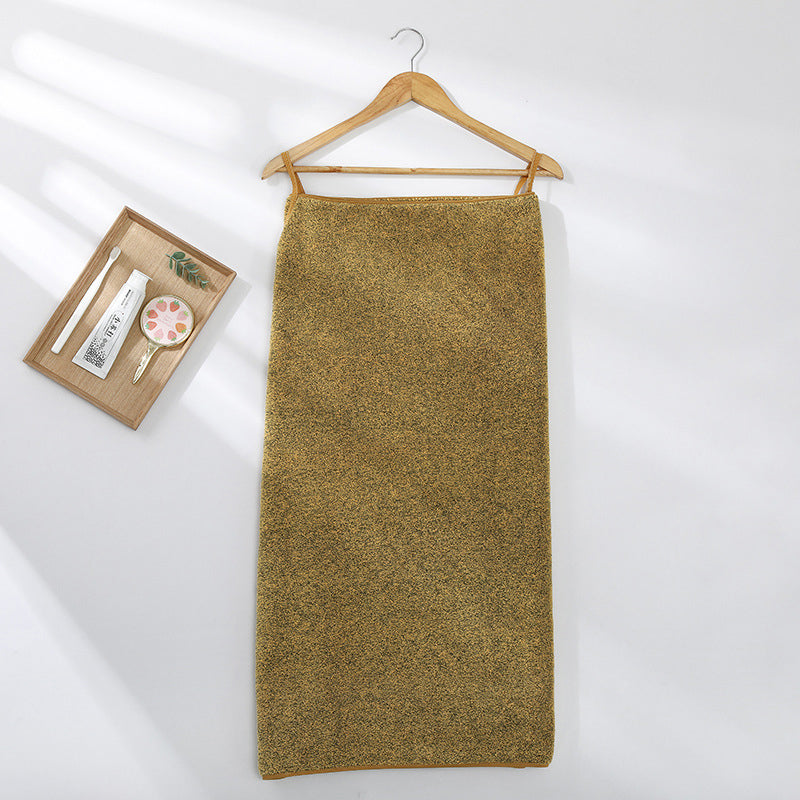 Coral Velvet Absorbent Sling Bath Towel