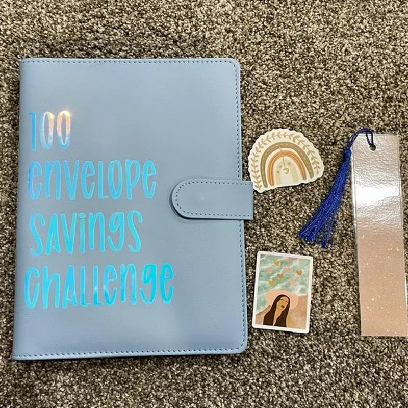 100 Envelope Challenge Binder-Customizable with mix-and-match colors
