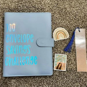 100 Envelope Challenge Binder-Customizable with mix-and-match colors