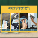 Fish Scale Microfiber Polishing Cleaning Cloth 5 Pcs