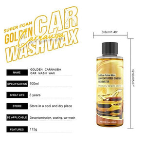 Golden Carnauba Car Wash Wax