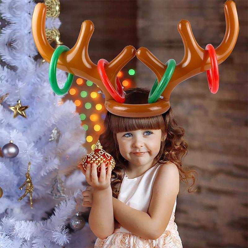 Christmas Reindeer Antler Ring Toss Game