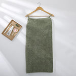 Coral Velvet Absorbent Sling Bath Towel