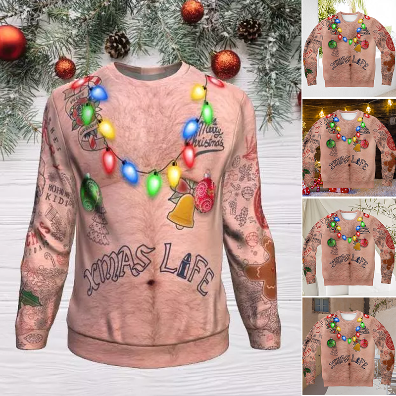 Halloween Skull Crew Neck Sweatshirt