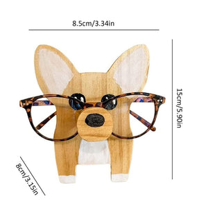 Animal-shaped mounts for glasses