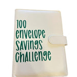 100 Envelope Challenge Binder-Customizable with mix-and-match colors