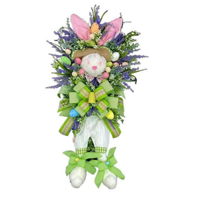 Easter Bunny Colorful Wreath