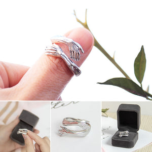 2023 New-Couple Hug Ring Romantic Gift