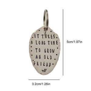 Leaf Carved Keychain