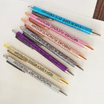 Swear Word Daily Pen Set(7cs* Funny Pens )